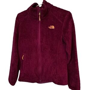 Vintage Deep Pink & Peach The North Face Women’s M Fleece Full Zip Jacket
